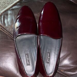 Paul Green Burgundy Leather Loafers